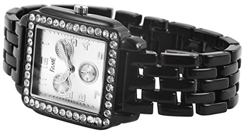 Fame mit Metallarmband Armbanduhr Uhr silberfarbig 100472500054
