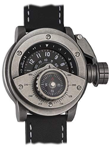 Retrowerk Automatik Uhr mit Kompass - Spezialkronenhebel R016