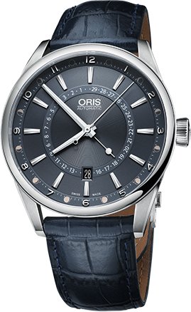 Oris 01 761 7691 4085 set LS Tycho Brahe Limited Edition Blau Lederband