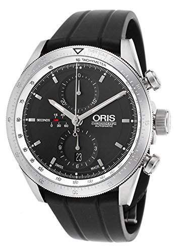 Oris Artix GT Chronograph Automatic Stainless Steel Mens Watch Calendar Black Dial 674-7661-4174