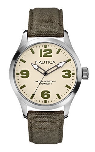 NAUTICA Armbanduhr BFD 102 Beige and Green A11557G