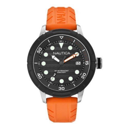 NAUTICA Armbanduhr NMX 601 Black and Orange A16598G