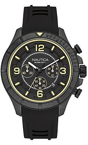 NAUTICA Armbanduhr NST 450 Chrono Black NAI19526G