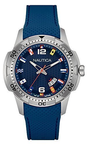 NAUTICA Armbanduhr NCS 16 Flags Blue NAI13515G