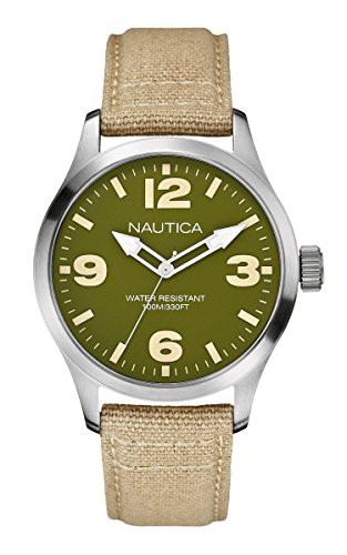 NAUTICA Armbanduhr BFD 102 Green and Beige A11558G