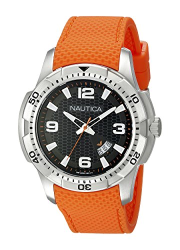 Nautica Herren nad12519g NCS 16 Analog Display Japanisches Quarz orange Armbanduhr