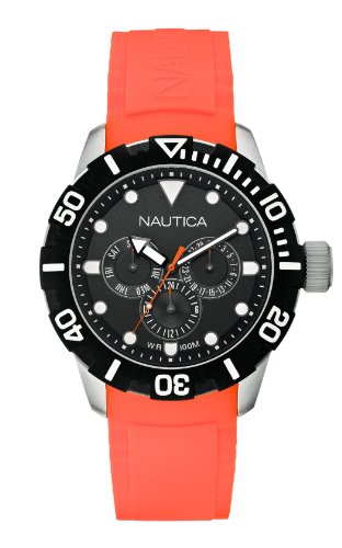 Nautica Unisex Armbanduhr Analog Quarz Kautschuk A13646G