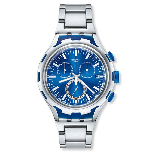 Swatch Endless Energy Chronograph Blau Zifferblatt Aluminium yys4001ag