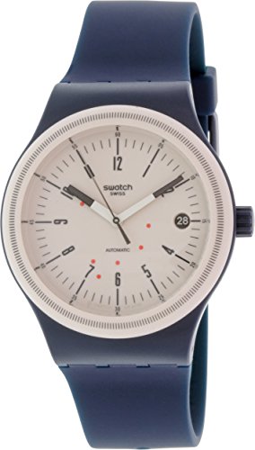 Swatch Herren sistem51 sutn400 blau Silikon automatische Armbanduhr