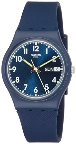 Swatch Unisex Armbanduhr Analog Quarz Silikon GN718