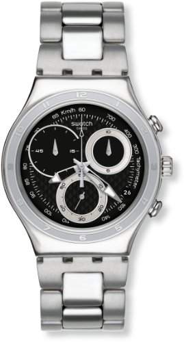 Swatch Herren-Armbanduhren Lifestyle Oblique End Black YCS545G
