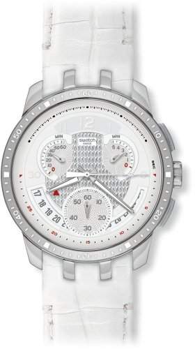 Swatch Herren-Armbanduhr Cold Hour White YRS426