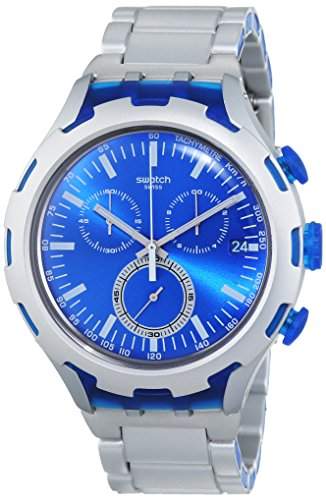 Swatch Herren-Armbanduhr ENDLESS ENERGY Chronograph Quarz Aluminium YYS4001AG