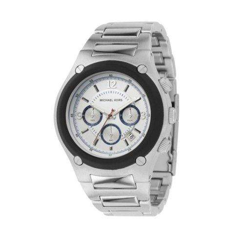 Michael Kors Herren-Armbanduhr XL Chronograph Quarz Edelstahl beschichtet MK8102