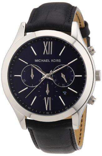 Michael Kors Herren-Armbanduhr XL Chronograph Quarz Leder MK8307
