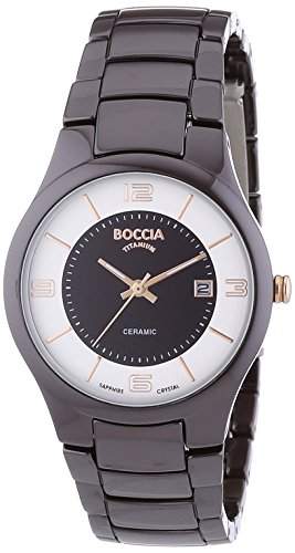 Boccia Damen-Armbanduhr XS Analog Quarz Keramik 3196-06