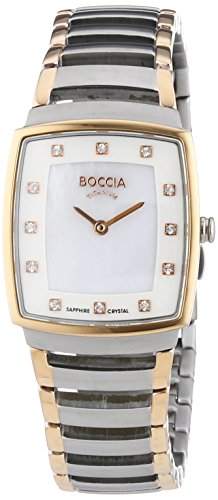 Boccia Damen-Armbanduhr Analog Quarz Titan 3241-03