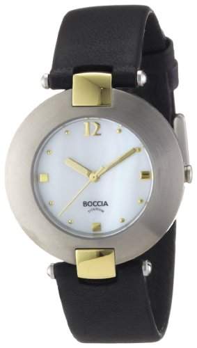 Boccia Damen-Armbanduhr Leder 364-16