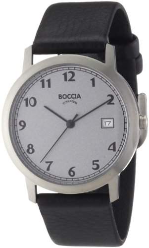 Boccia Herren-Armbanduhr Leder 510-92