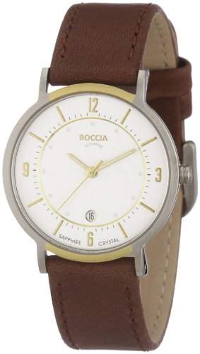 Boccia Damen-Armbanduhr Mit Lederarmband Dress 3154-03