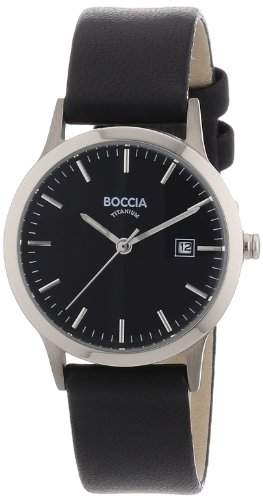 Boccia Damen-Armbanduhr Leder 3180-02