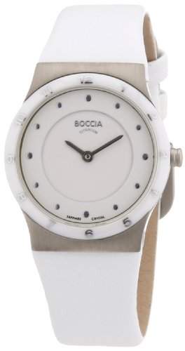 Boccia Damen-Armbanduhr XS Ceramic Analog Leder 3202-01