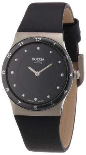 Boccia Damen-Armbanduhr XS Ceramic Analog Leder 3202-02
