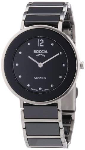 Boccia Damen-Armbanduhr Analog Quarz Keramik 3209-03