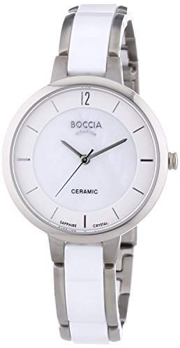 Boccia Damen-Armbanduhr XS Analog Quarz Keramik 3236-01