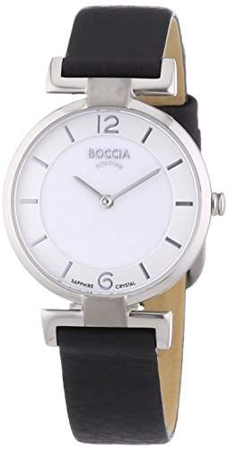 Boccia Damen-Armbanduhr XS Analog Quarz Leder 3238-01