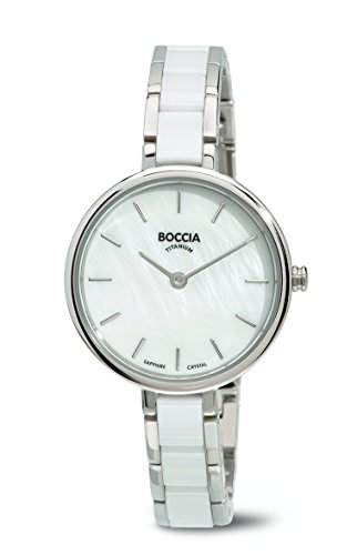 Boccia Damen-Armbanduhr Analog Quarz verschiedene Materialien 3245-01