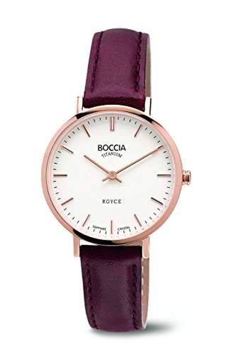 Boccia Damen-Armbanduhr Analog Quarz Leder 3246-02