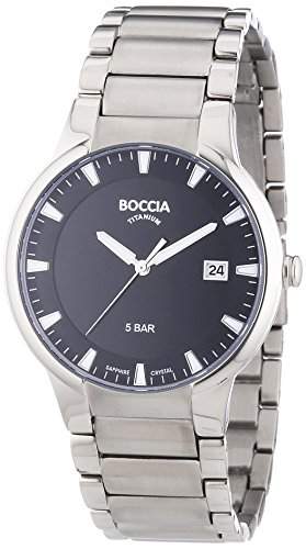 Boccia Herren-Armbanduhr XL Analog Quarz Titan 3576-01