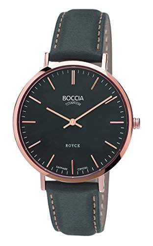 Boccia Damen-Armbanduhr Analog Quarz Leder 3590-06