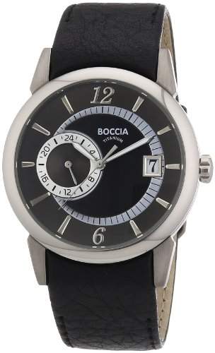 Boccia Herren-Armbanduhr Mit Lederarmband Trend 3543-01