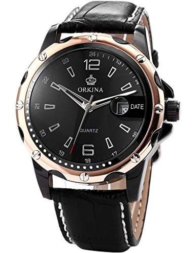 ORKINA Elegant Armbanduhr Herrenuhr Quarzuhr Uhr ORK051