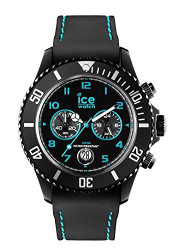 Ice-Watch Herren-Armbanduhr XL Chrono Drift turquoise Chronograph Quarz Silikon CHBTEBS14