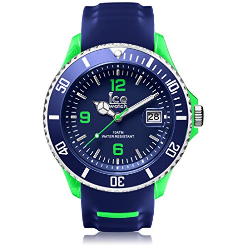Ice Watch ICE sporty Blue Green Blaue mit Silikonarmband 001329 Extra Large