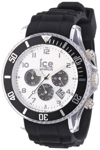 Ice Watch Unisex Armbanduhr Analog Quarz Silikon CH BK B S 09