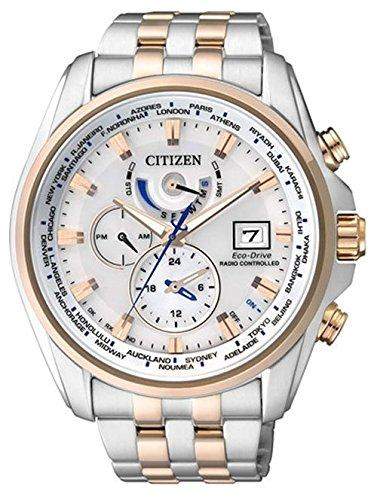 Citizen Herren-Armbanduhr Analog Quarz Edelstahl beschichtet AT9034-54A