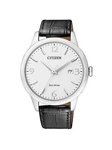 Citizen Herren-Armbanduhr Analog Quarz Leder BM7300-09A