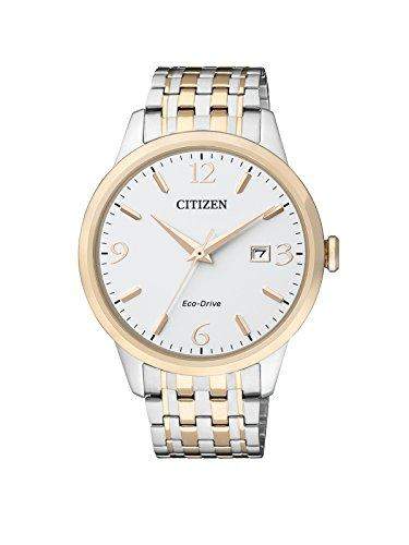 Citizen Herren-Armbanduhr Analog Quarz Edelstahl beschichtet BM7304-59A