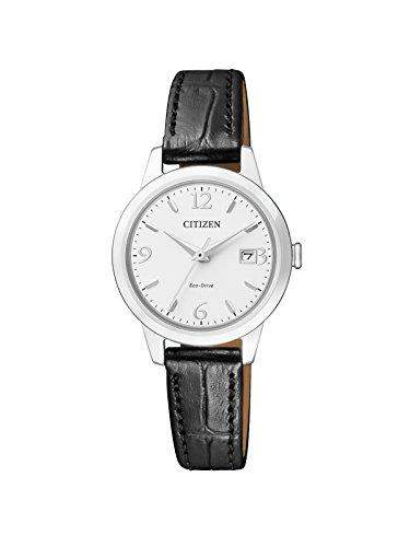 Citizen Damen-Armbanduhr Analog Quarz Leder EW2230-05A