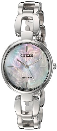 Citizen Citizen Eco Drive L Quarz Edelstahl Kleid Farbe silberfarbene Modell em0420 54D