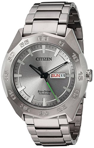 Citizen CITIZEN ECO DRIVE aw0060 54 A Herren Titan Armbanduhr w day date