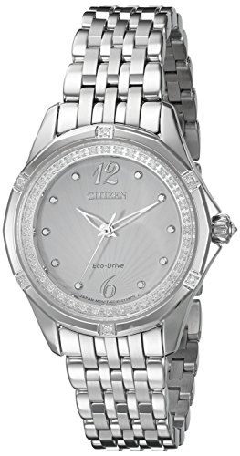 Citizen Damen em0370 51 A Citizen Signature Versaille Analog Display Japanisches Quartz Silber Uhr