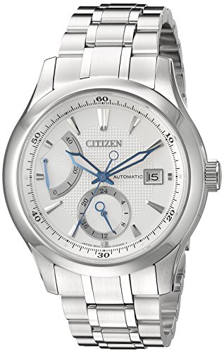 Citizen Herren nb3010 52 A Citizen Signature Grand Classic Analog Display Japanische Automatische Silber Armbanduhr
