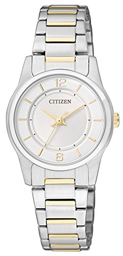 analog bicolor klassisch Citizen Armbanduhr ER0184 53A