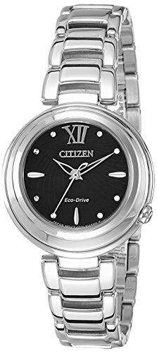 Citizen Damen-Armbanduhr Analog Quarz Edelstahl EM0331-52E