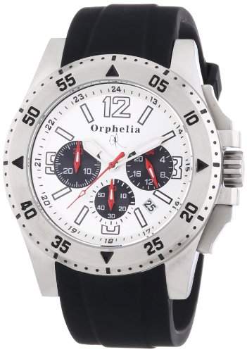 Orphelia Herren-Armbanduhr XL Chronograph Quarz Silikon OR21690084